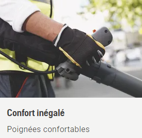 Souffleur à dos professionnel Husqvarna 570BTS - 65,6 cm3 - 11,1 kg - Débit air max 1650 m3/h