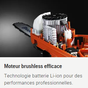 Tronçonneuse professionnelle à batterie Husqvarna 540iXP