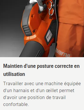 Souffleur professionnel à batterie Husqvarna 525iB Mark II