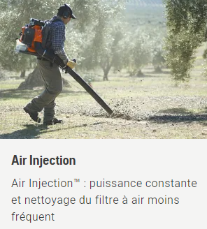 Souffleur à dos professionnel Husqvarna 580BTS - 75,6 cm3 - 11,8 kg - Débit air max 1740 m3/h