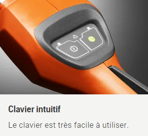 Taille haies à batterie Husqvarna 215iHD45 pack avec batterie BLi10 + chargeur QC80