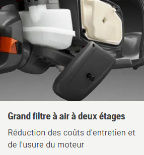 Promotion taille haies Husqvarna 522HDR75X - 21,7 cm3 - double lames 75cm - 5,2 kg