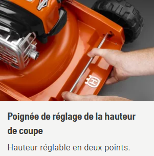 Tondeuse mulching à batterie Husqvarna LB144i pack avec batterie 40-B140 + chargeur 40-C80