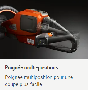 Taille haies professionnel à batterie Husqvarna 522iHD60