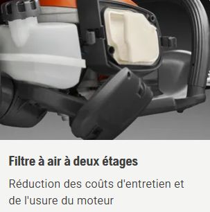 Taille haies Husqvarna 522HD60X - 21,7 cm3 - double lames 60cm - 4,9 kg