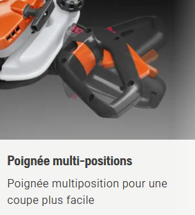 Promotion taille haies Husqvarna 522HDR75X - 21,7 cm3 - double lames 75cm - 5,2 kg