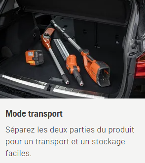 Taille-haies sur perche à batterie Husqvarna 120iTK4-H pack avec batterie 40-B70 + chargeur 80-C80
