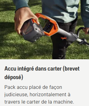 Coupe bordure à batterie Husqvarna 215iL pack avec batterie BLi10 + chargeur QC80
