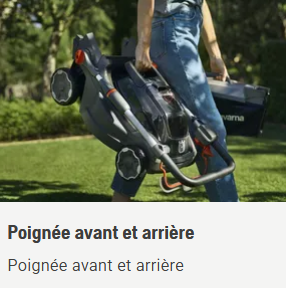 Tondeuse à batterie Husqvarna Aspire LC34-P4A pack avec batterie P4A 18-B72 + chargeur P4A 18-C70