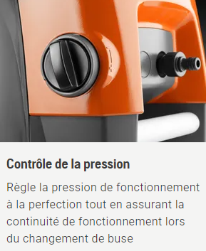 Nettoyeur Haute Pression Husqvarna PW490 - 190 bar - débit max 650 l/h