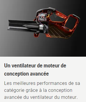 Souffleur professionnel à batterie Husqvarna 525iB Mark II