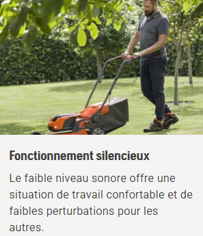 Tondeuse à batterie Husqvarna LC347iVX pack avec batterie 40-B140 + chargeur 40-C80