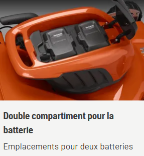 Tondeuse à batterie Husqvarna LC347iVX pack avec batterie 40-B140 + chargeur 40-C80