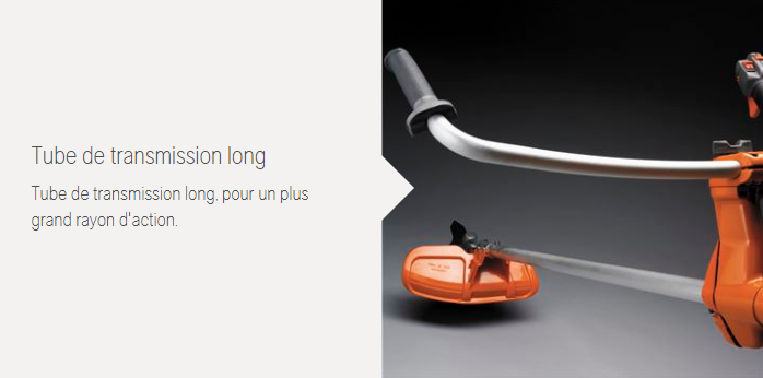 Débroussailleuse Husqvarna 545RX – 45,7 cm3 – 8,9 kg - Avec lame, harnais & tête nylon semi automatique