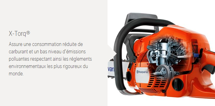Tronçonneuse Husqvarna 550XP Mark II - .325 - 1,5mm - Guide 45cm - 50,1 cm3 - 5,3 kg