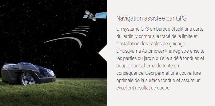 Robot tondeuse Husqvarna Automower 430X NERA - Surface max 3200m2 - Pente max 45% (24°)