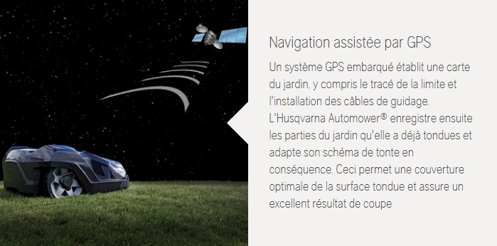 Robot tondeuse Husqvarna Automower 450X NERA - Surface max 5000m2 - Pente max 45% (24°)