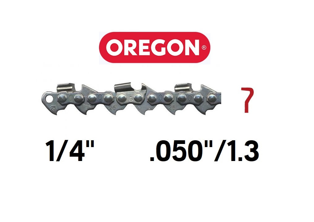 Chaîne Oregon 25AP056E – 1/4 – .050″/1,3 mm - 56 maillons